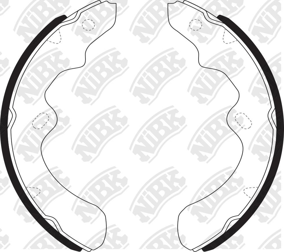 Колодки тормозные барабанные Nissan Civilian/Atlas 2.2-3.3 86-91 FN1161