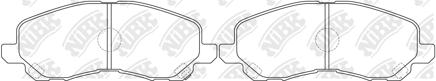 Колодки дискового тормоза передние Mitsubishi Lancer/Outlander 1.3- 2.0/2.4 & 4WD 03> PN3469