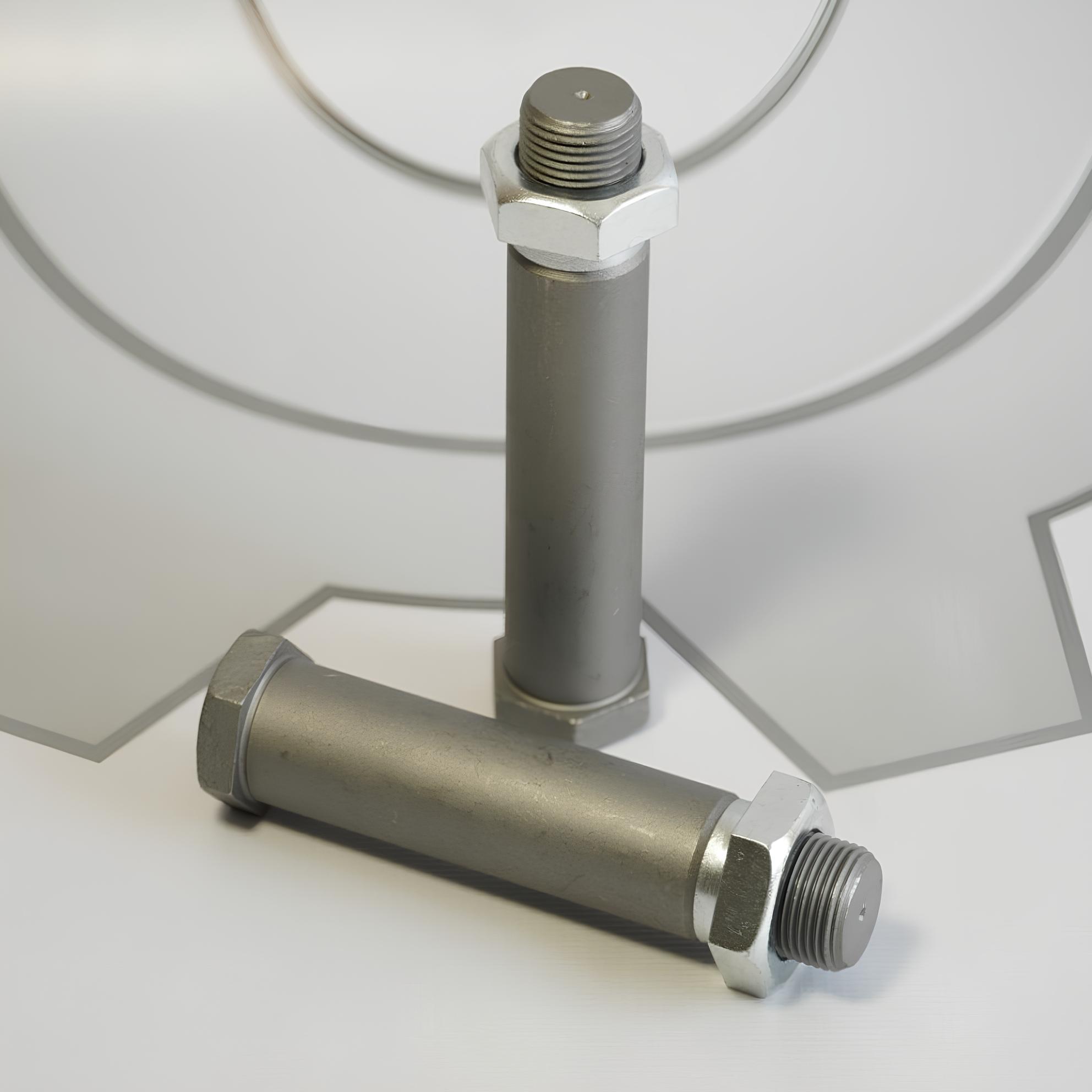 Ось стабилизатора М20*1,5 в сборе с гайкой КАМАЗ-6520 6460-2916075-01СПЕЦМАШ