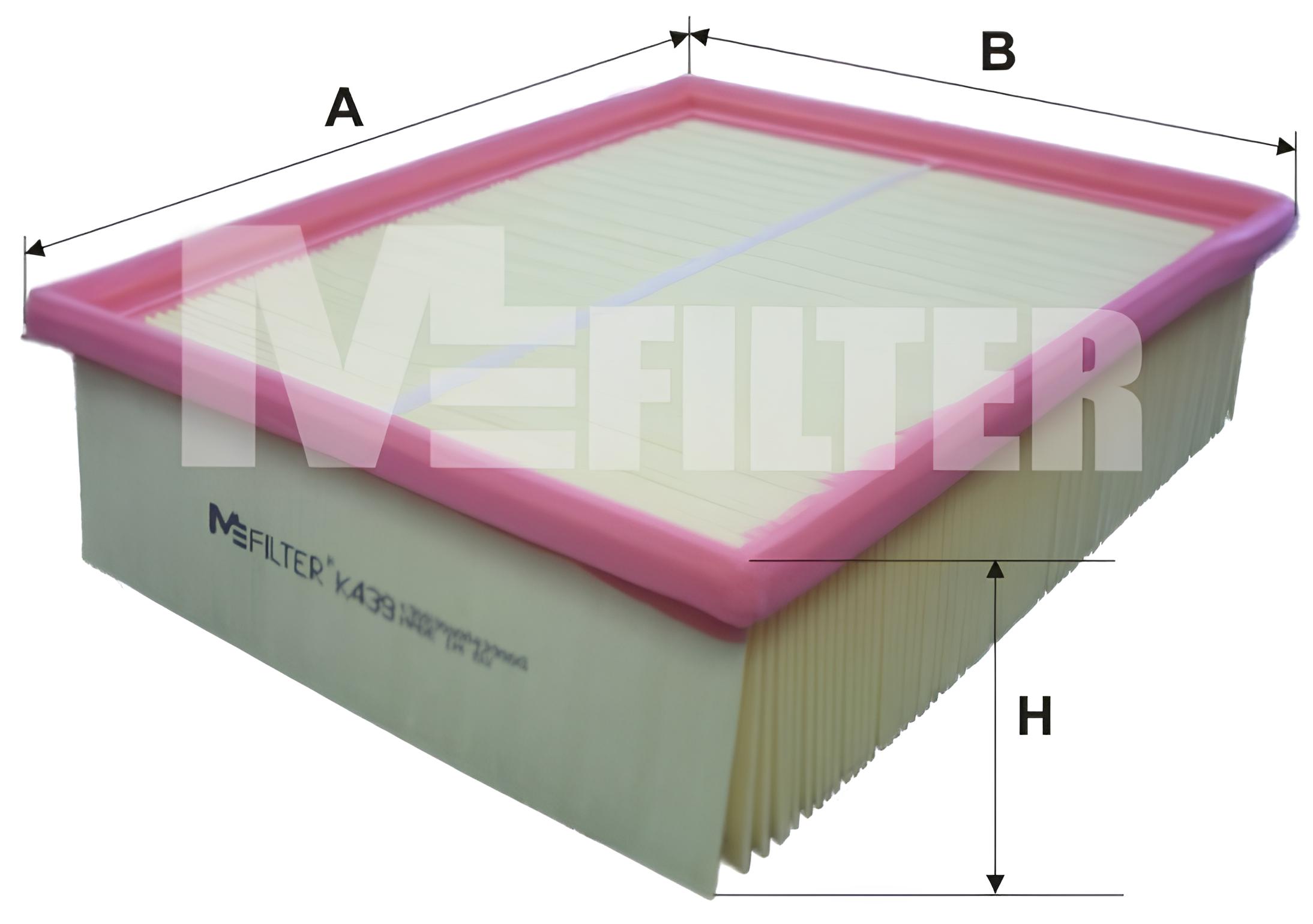Фильтр воздушный Audi A4/A6/Allroad/VW Passat B5 2,5TDI V6 97-> K439