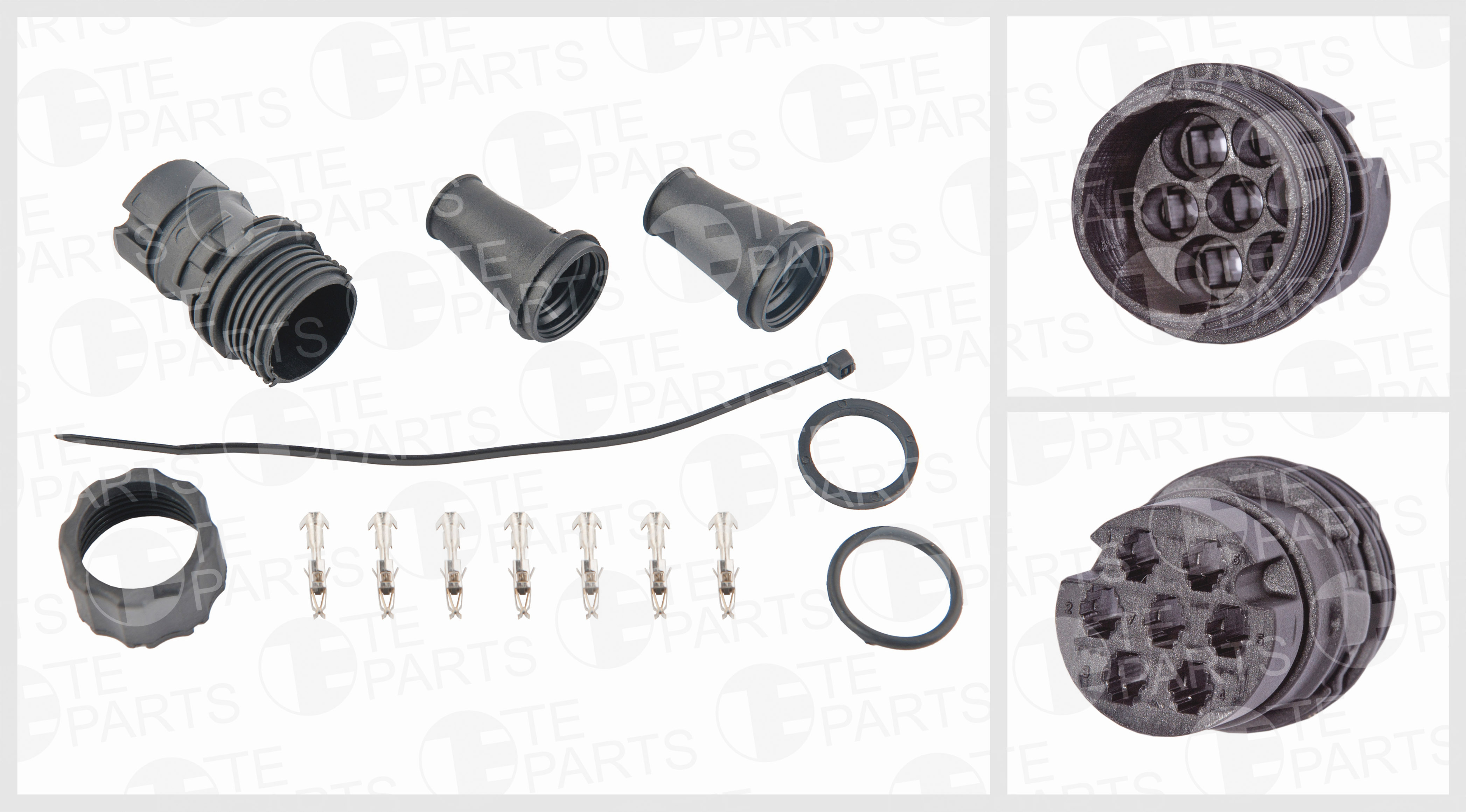 Разъем 7-pin заднего фонаря прицепа Schmitz/Kogel 7880001
